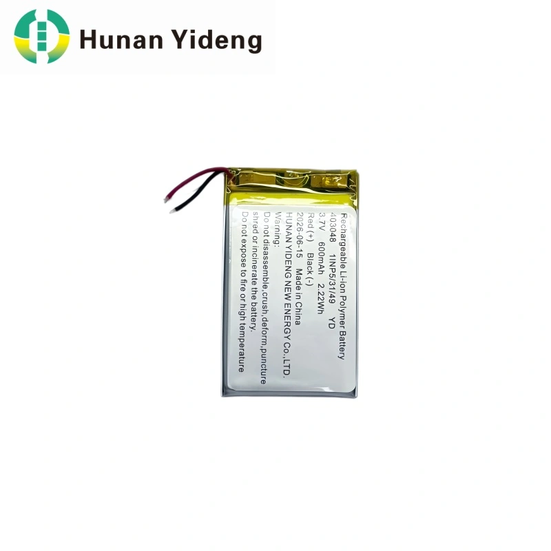 3,7 V 450 mAh 403048 üliõhuke liitiumpolümeeraku mini lipoelement