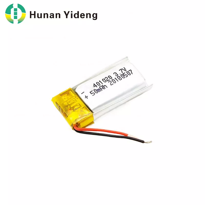 401020 3,7v 500mAh liitiumpolümeeraku