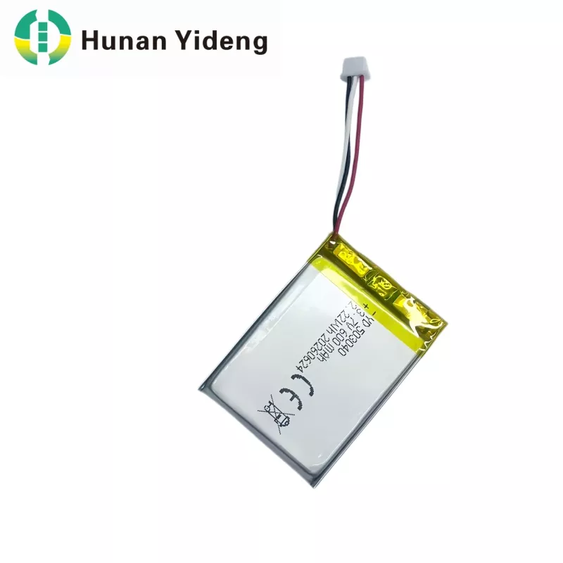 503040 3,7 V 600 mAh kandiline laetav aku