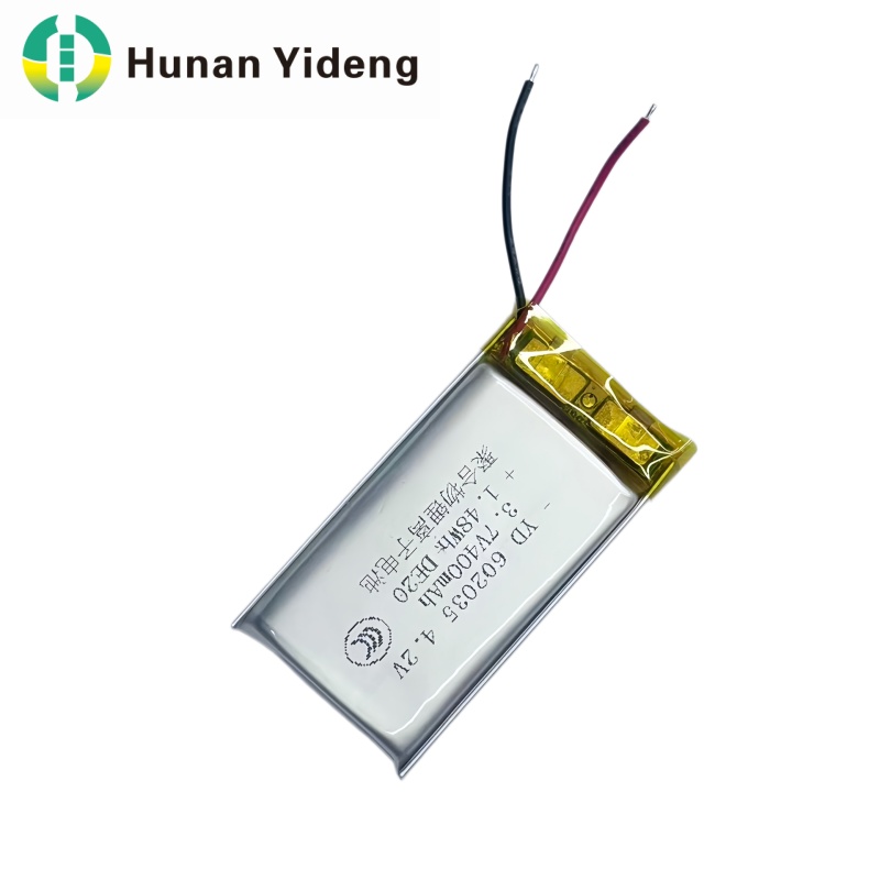 602035 3,7 V 400 mAh liitiumioonaku nutika diivani jaoks