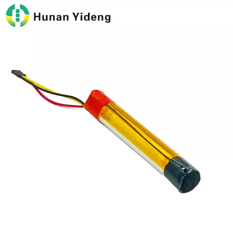 75500 3,7 V 220 mAh väikesed silindrilised liitiumioonakud